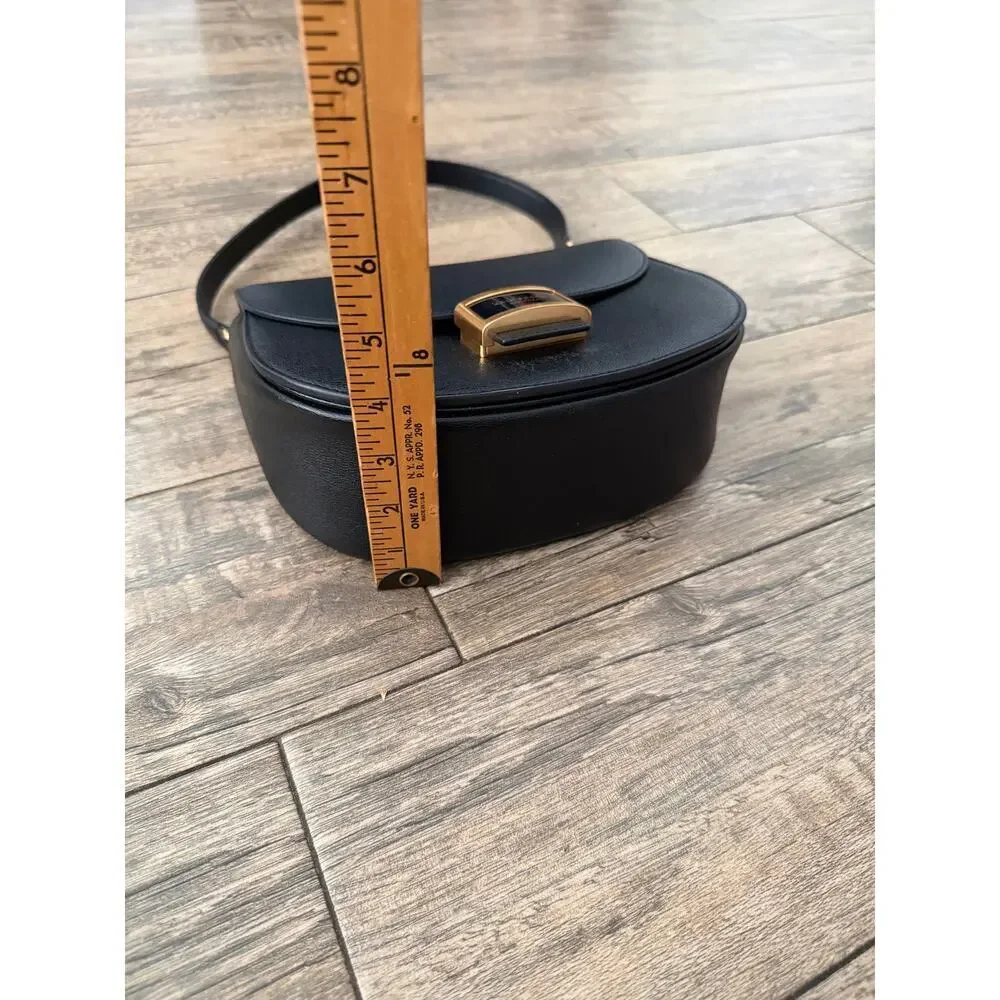 Kate Spade Saddle Bag Katy Convertible Leather Black